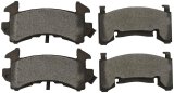 Allstar Performance Brake Pads ALL99157 Pads, GM Metric Calipers, Semi-Metallic, Set thumbnail 1