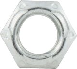 Allstar Performance Mechanical Locking Hex Nuts ALL16032-10 Nuts, Hex, Self-locking, Steel, Zinc Plated, 3/8-16 in. Coarse Thread, Set of 10 thumbnail 2