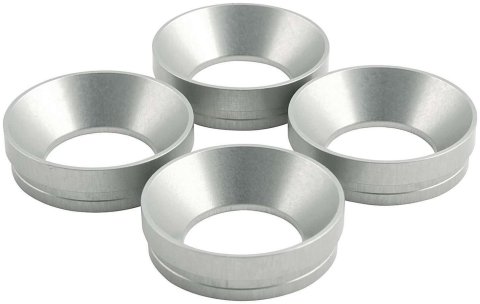 Allstar Performance Carburetor Restrictor Plate Inserts ALL26189 Base Insert, 1.400 in Diameter, 1/2 in Tall, Set of 4