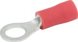 Allstar Performance Terminal Connectors ALL76033 Electrical Wiring Connectors, Tin Plated Copper, #10 Stud Ring, Male, PVC Insulated, 18-22 Gauge, Set of 20 thumbnail 1