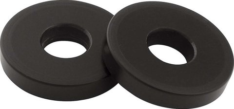 Allstar Performance Motor Mount Spacers ALL18626 Spacers, High Vibration, Plastic, Black. Pair