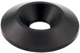 Allstar Performance Countersunk Washers ALL18665-50 Washers, Countersunk, Aluminum, Black Anodized, I.D. Chamfer, 0.250 in. I.D., 1.250 in. O.D., Set of 50 thumbnail 2