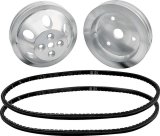 Allstar Performance 1:1 Ratio Pulley Kits ALL31083 Pulleys, Ratio, V-belt, Aluminum, Machined, Crankshaft Pulley, Water Pump Pulley, Chevy, Small Block, Short, Kit thumbnail 1
