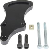 Allstar Performance Small Block Chevy Power Steering Pump Bracket Kits ALL48503 Bracket, Mount, Aluminum, Black Anodized, Driver Side, Saginaw 2, Chevy, Block, Each thumbnail 2