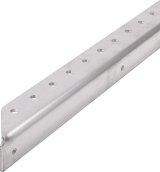 Allstar Performance Aluminum Angled Stock ALL23138 Fabrication Component, Stock, Aluminum, Natural, 1 in. Width, 1 in. Height, 66 in. Length, Each thumbnail 1