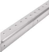 Allstar Performance Aluminum Angled Stock ALL23138 Fabrication Component, Stock, Aluminum, Natural, 1 in. Width, 1 in. Height, 66 in. Length, Each thumbnail 2