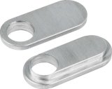 Allstar Performance A-Arm Caster Slugs ALL60084 Circle Track Inserts and Slugs, Slugs, Alignment Shims, Aluminum, Natural Finish, Universal, Pair thumbnail 1