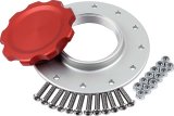 Allstar Performance Fill Plug Kits ALL40133 Kit, Billet Aluminum Cap, Bolt-On, Red Anodized, 3.00 in. Cap Diameter, Kit thumbnail 1