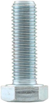 Allstar Performance Grade 5 Bolts ALL16422 Bolt, 5, Hex Head, Steel, Zinc Plated, 5/16 in.-24 Thread, 1.000 in. Underhead Length, Set of 10 thumbnail 2