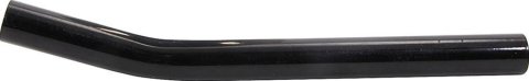 Allstar Performance Bent Tie Rod Tubes ALL57019 Tube, Bent, Steel, Black Powdercoated, Female Threads, 5/8 in. Diameter, 15.5 in. Length, Each
