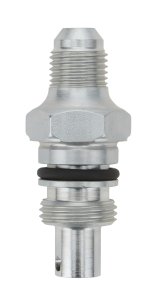 Allstar Performance Power Steering Pump Pressure Fittings ALL99288 Fitting, Steering, -6 AN Male, -8 AN Male O-Ring, Steel, Zinc Plated, Each thumbnail 2