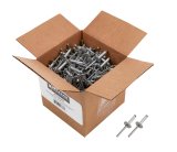 Allstar Performance Multi-Grip Rivets ALL18093 Rivets, Multi-Grip, Blind Rivet, 3/16 in. Rivet, 1/2 in. Head, Aluminum, Silver, Set of 250 thumbnail 1