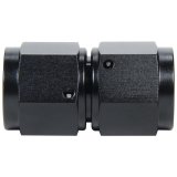 Allstar Performance AN Flare Adapter Fittings ALL49704 Fitting, Adapter, Union, Aluminum, Black Anodized, Straight, Swivel, -8 AN, Female Threads, Each thumbnail 1