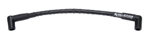 Allstar Performance Ignition Coil Wires ALL81382-12 Wires, Male/HEI, 90 degree Ends, 8.00mm Diameter, Black, 12 in. Length, Each