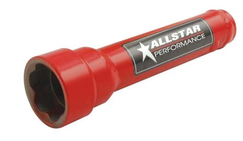 Allstar Performance Super Sockets with Extension ALL10242 Pit Socket Extension, 1 in. Short Well Speed Hex, 1/2 in. Drive, 5.00 in. Length, Steel, Red, Each