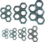 Allstar Performance Steel Jam Nut Assortments ALL18290 Assortment, Steel, Zinc Plated, Right Hand Thread, Set of 35 thumbnail 1