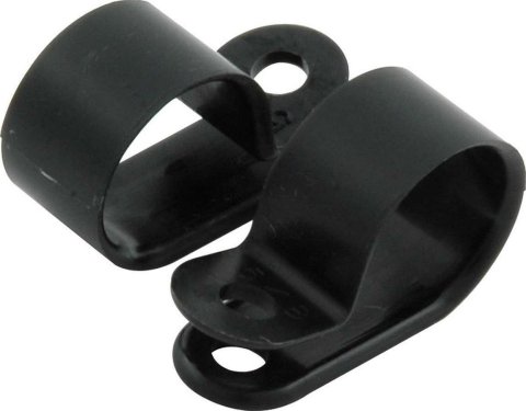 Allstar Performance Nylon Line Clamps ALL18314 Hose Mounting Clamps, Nylon, One 5/8 in. Diameter Hole, Set of 10