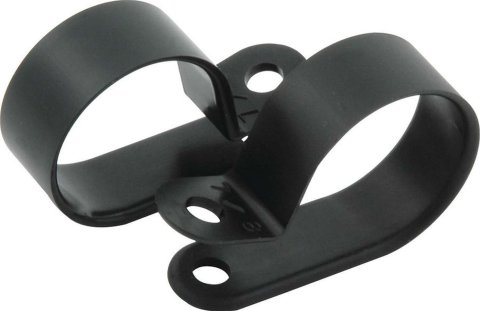 Allstar Performance Nylon Line Clamps ALL18317 Hose Mounting Clamps, Nylon, One 1 in. Diameter Hole, Set of 10
