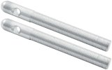 Allstar Performance Replacement Hood Pins ALL18487 Pins, Aluminum, Silver Anodized, 3/8 in. Diameter, Pair thumbnail 1