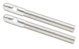 Allstar Performance Replacement Hood Pins ALL18487 Pins, Aluminum, Silver Anodized, 3/8 in. Diameter, Pair thumbnail 2