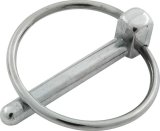 Allstar Performance Replacement Hood Pin Clips ALL18506 Pins, Torsion Clip, 1/4 in., Steel, Chrome, Pair thumbnail 1