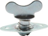 Allstar Performance Winged Head Self-Ejecting Button Fasteners ALL19060 Quick Fasteners, Complete Fastener, Steel, Cadmium Plated, Self-Ejecting, Butterfly, 0.650 in., Set of 10 thumbnail 1