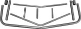 Allstar Performance Universal Front Bumper Kits ALL22371 Bumper, Steel, Weld-on, Front, Tube Style, Universal, Kit thumbnail 1