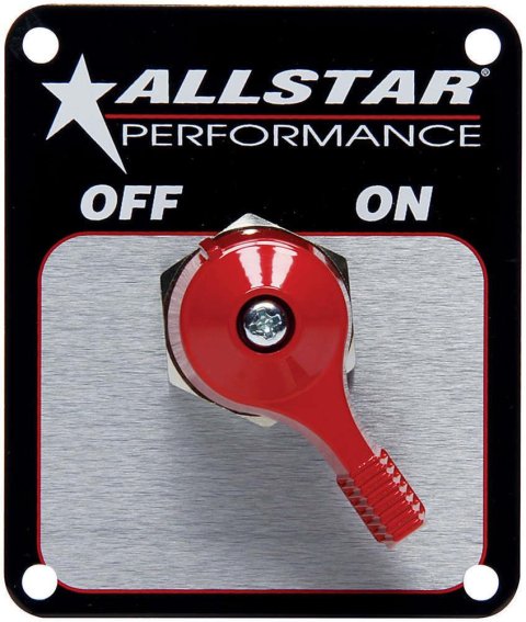 Allstar Performance Battery Disconnect Switches ALL80159 Alternator/Battery Switch, Rotary, 125 Continuous Amps Rating, Includes Mounting Plate, Each