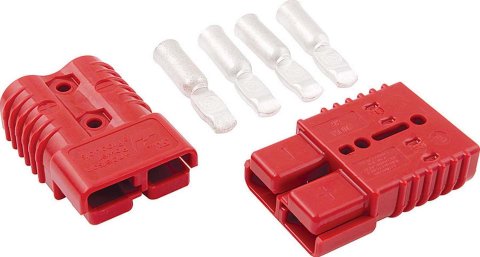 Allstar Performance Battery Quick-Disconnects ALL76322 Quick Disconnect, 2-Gauge, 175 Amp Rating, Red. Set