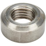 Allstar Performance Weld-On Nuts ALL56072 Nuts, Steel, Natural, 7/8 in.- 9, Each thumbnail 1