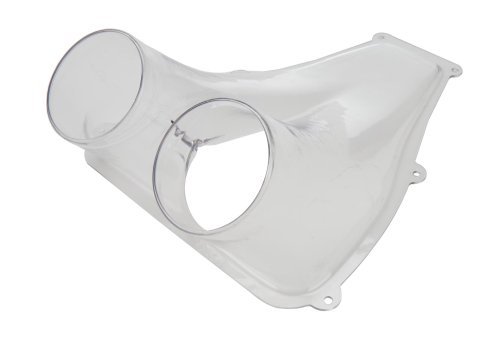 Allstar Performance Brake Ducts ALL42144 Duct, Dual Teardrop, Accepts 3.0 in. Hose, ABS Plastic, Clear, Each