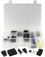 Allstar Performance Weatherpack Connector Kits ALL76260 Wiring Connectors, Weatherpack, Starter Kit, 40 Pins, Plastic, Black, Pin Removal Tool, Kit thumbnail 1