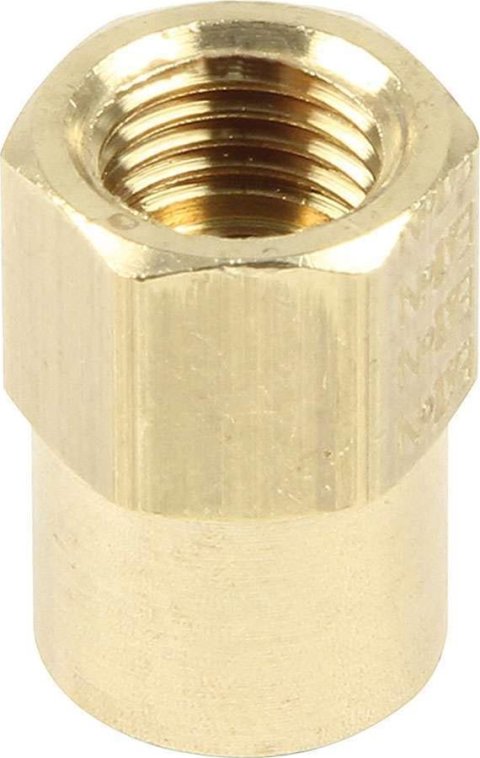 Allstar Performance Brake Fittings ALL50127 Fittings, Brass, Female 1/8 in. NPT to 3/16 in. Female Inverted Flare, Set of 4