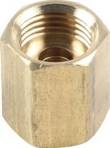 Allstar Performance Inverted Flare Unions ALL50131 Fittings, Unions, Brass, Female 7/16 in.-24 to Female 1/4 in. Flare, Set of 4 thumbnail 1