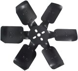 Allstar Performance 6-Blade Fans ALL30100 Fan, Mechanical, Clockwise, 6 Blades, Steel, Black, 18 in. Diameter, 5/8 in. Pilot Hole Diameter, Each thumbnail 1
