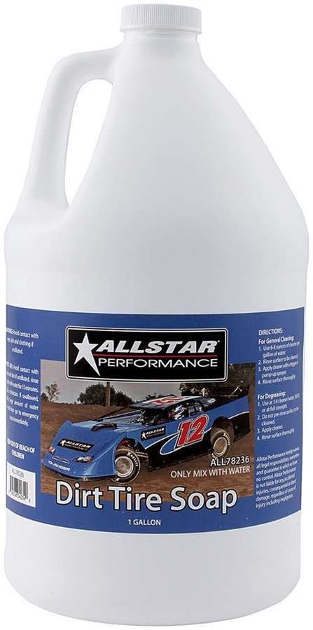 Allstar Performance Dirt Tire Soap ALL78236 Cleaner, Soap, 1 gallon, Each