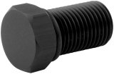 Allstar Performance Down Nozzle Plugs ALL40327 Plug, 1/2 in. -20, Male Threads, Hex Head, Aluminum, Black Anodized, Set of 8 thumbnail 2