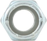 Allstar Performance Nylon Locking Hex Nuts ALL16011-10 Nuts, Hex, Steel, Zinc Plated, Insert, 5/16-18 in. Coarse Thread, Set of 10 thumbnail 1