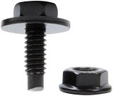 Allstar Performance Body Bolt Kits ALL18553 Bolts, Steel, Black Oxide, 1/4 in.-20, .750 in. Length, Set of 10 thumbnail 2