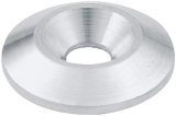 Allstar Performance Countersunk Washers ALL18660-50 Washers, Countersunk, Aluminum, Natural, I.D. Chamfer, 1.00 in. O.D., Set of 50 thumbnail 1