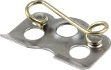 Allstar Performance Quick-Turn Fastener Mounting Brackets ALL19361 Brackets, Weld-On, 1 3/8 in. Spring, 0.0625 in. Thick Steel, Set of 10 thumbnail 1