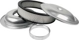 Allstar Performance Aluminum Air Cleaners ALL25912 Cleaners, Round, 1.50 in. Dropped Base, Aluminum, Natural, 14 in. Diameter, White Paper Filter, Each thumbnail 2