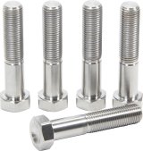 Allstar Performance Fastener Hardware Assortments ALL17032 kit includes (5) 3/8 in-24 x 1-7/8 in hex head titanium bolts thumbnail 1