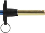 Allstar Performance Quick-Release Pins ALL60318 Quick Release Pins, 4130 Steel, Gold Iridited, Pin Length 2 in., Pin Diameter 0.50 in., Each thumbnail 1