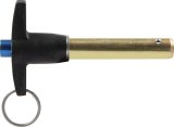 Allstar Performance Quick-Release Pins ALL60318 Quick Release Pins, 4130 Steel, Gold Iridited, Pin Length 2 in., Pin Diameter 0.50 in., Each thumbnail 2