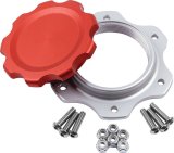 Allstar Performance Fill Plug Kits ALL40134 Kit, Billet Aluminum Cap, Bolt-On, Red Anodized, 3.00 in. Cap Diameter, Kit thumbnail 2