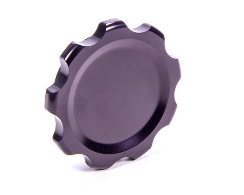 Allstar Performance Fill Plug Caps ALL99366 Cap, Replacement Cap Only, Aluminum, Black Anodized, 3.00 in. Diameter, Each