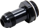 Allstar Performance Aluminum Carburetor Fittings ALL50906 Inlet Fitting, Aluminum, Black Anodized, 7/8-20 in. Male Threads, -8 AN Male Threads, Holley, Each thumbnail 1
