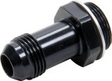 Allstar Performance Aluminum Carburetor Fittings ALL50906 Inlet Fitting, Aluminum, Black Anodized, 7/8-20 in. Male Threads, -8 AN Male Threads, Holley, Each thumbnail 2