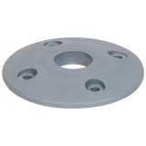 Allstar Performance Replacement Hood Pin Scuff Plates ALL18435 Components, Plates, 0.50 in. Diameter, Silver Plastic Have Recessed Mounting Holes, Set of 4 thumbnail 1